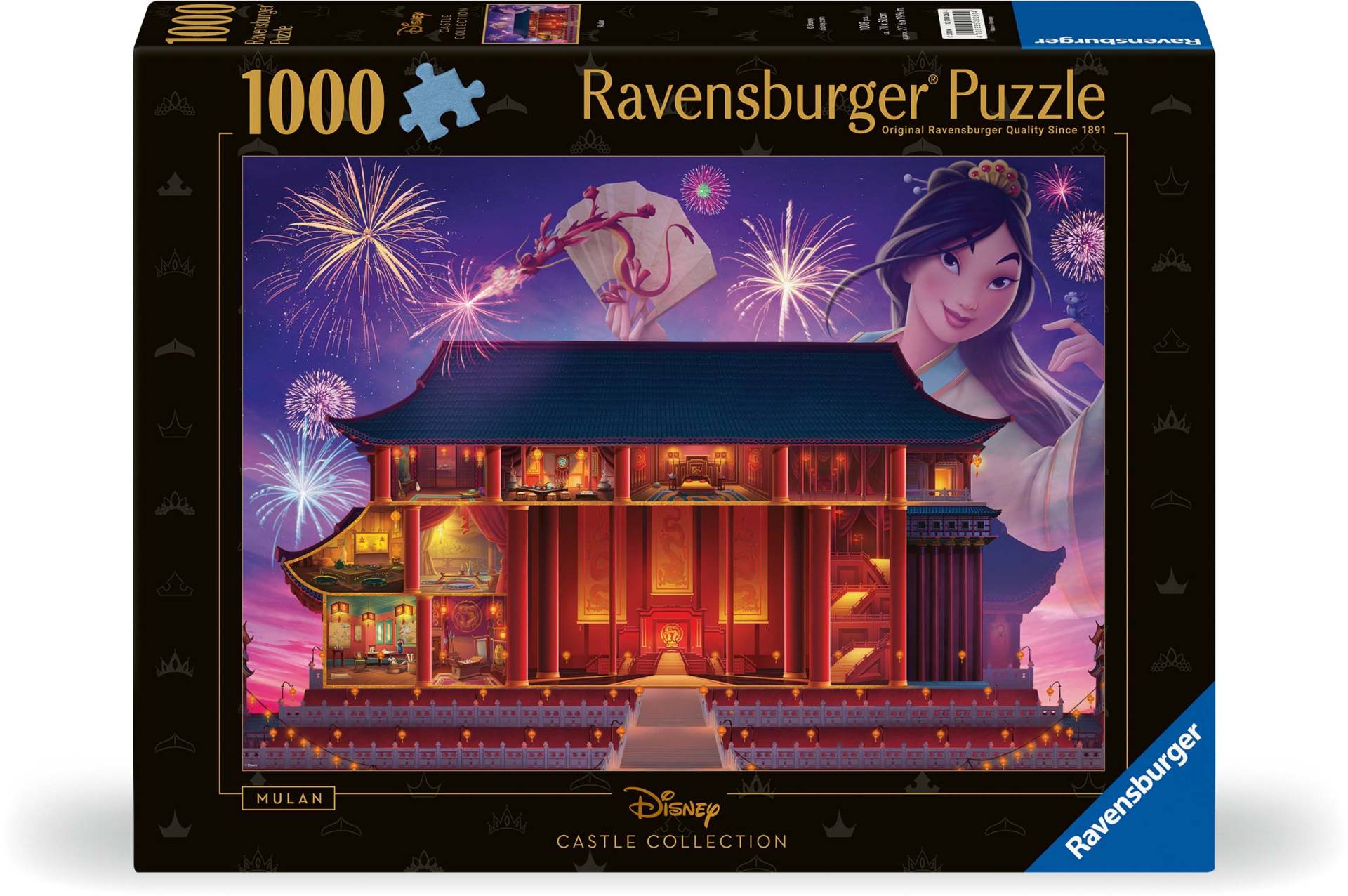 Ravensburger Disney Castle Collection Puzzle Mulan 1000 Teile von Ravensburger