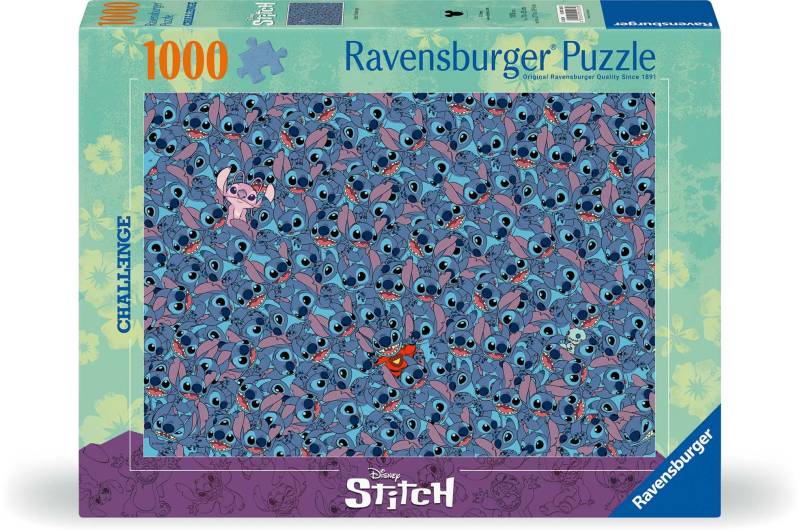 Ravensburger Disney Challenge Stitch Puzzle 1000 Teile von Ravensburger