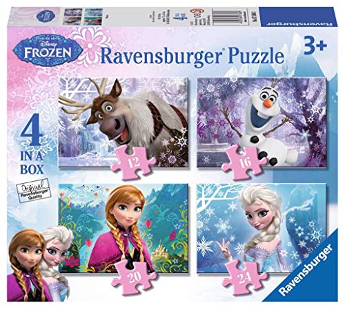 Ravensburger - Disney Die Eiskönigin – Völlig unverfroren 4 in 1 Puzzle-Set (Sortimentsartikel) [UK Import][Exklusiv bei Amazon] von Disney