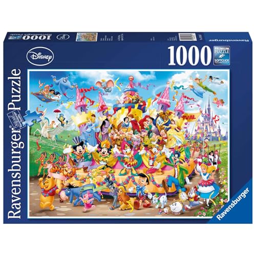 Ravensburger 19383 Disney Karneval - 1000 Teile Disney Puzzle für Erwachsene und Kinder ab 14 Jahren von Ravensburger