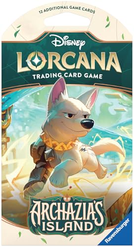 Ravensburger Disney Lorcana TCG: Archazia's Island Single Booster Pack (12 Karten) | Sammelkarten zum Sammeln | Ideal für Disney-Fans & TCG-Spieler | Geeignet für Kinder ab 8 Jahren von Ravensburger