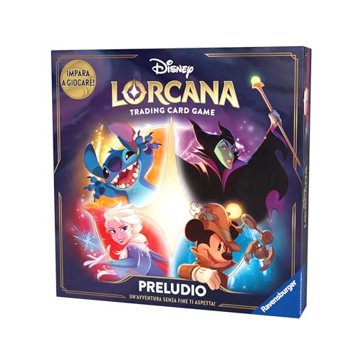 Ravensburger - Disney Lorcana TCG: Vorspiel, Starter-Set, Kartenspiel, Sammelkarten, Spiel für Erwachsene und Kinder, Geschenkidee 8+ Jahre, italienische Ausgabe von Ravensburger