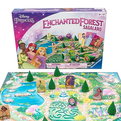 Ravensburger Disney Princess Enchanted Forest Board Game for Age 4 Years Up - 2 to 4 Players - Classic Magical Treasure Hunt von Ravensburger