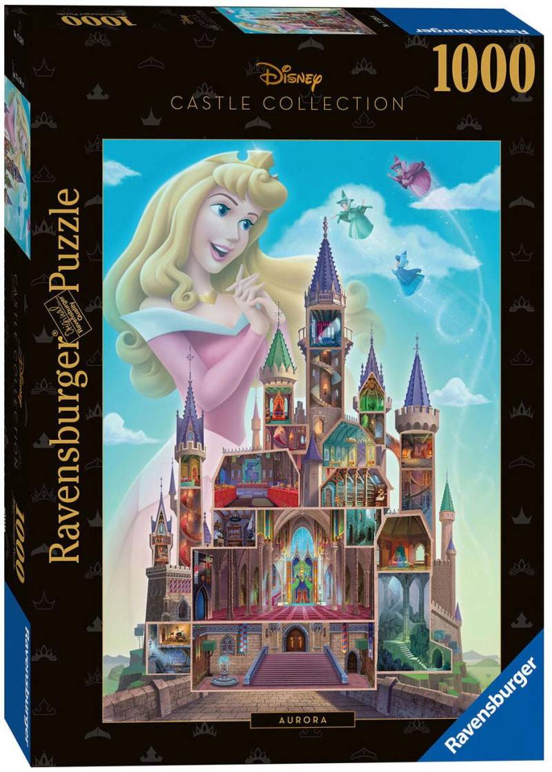 Ravensburger Disney Puzzle Aurora Castle 1000 Teile von Ravensburger