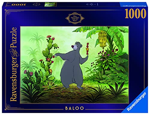 Ravensburger Disney Treasures from The Vault - Baloo 1000 Teile Puzzle für Erwachsene - Jedes Teil ist einzigartig, Softclick Technologie bedeutet, DASS Teile perfekt zusammenpassen - Amazon Exklusiv von Ravensburger