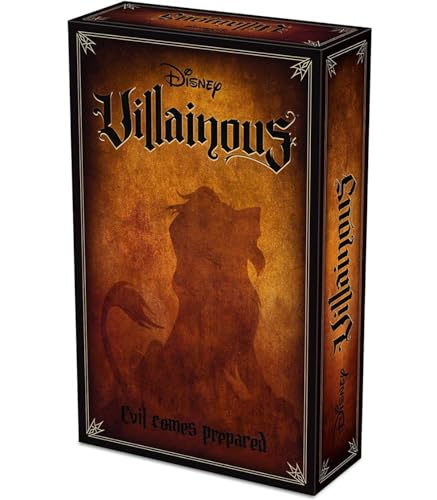 Ravensburger - Disney Villainous Evil Comes Prepared Spanische Version, Spiel Light Strategy und Familie, 2-3 Spieler, Empfohlenes Alter 10+ - Maße Box 17 x 27 x 7 cm von Ravensburger