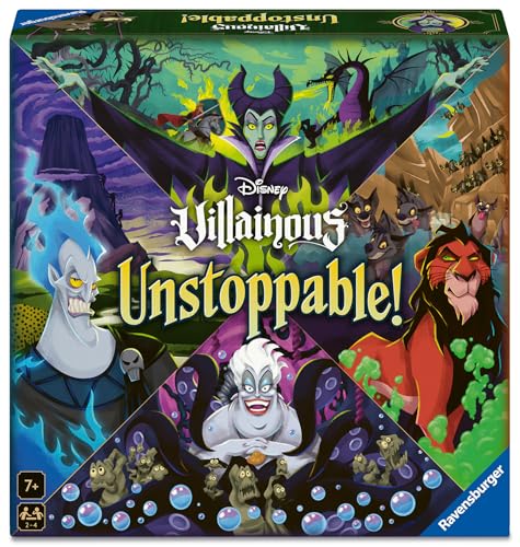 Ravensburger Disney Villainous Game – Unstoppable Strategy Family Board Games for Adults & Kids Age 7 Years Up - 2 to 4 Players Ravensburger Disney Villainous Game – Unstoppable Strategy Family Board Games for Adults & Kids Age 7 Years Up - 2 to 4 Players von Ravensburger