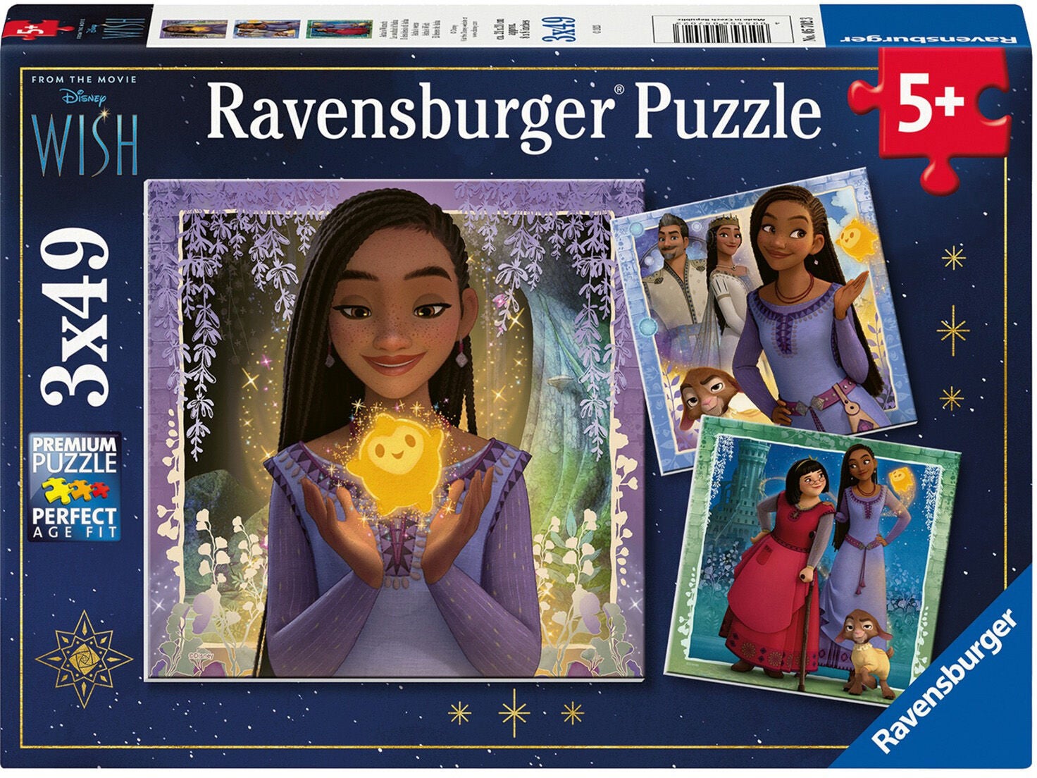 Ravensburger Disney Wish Puzzles 3x49 Teile von Ravensburger