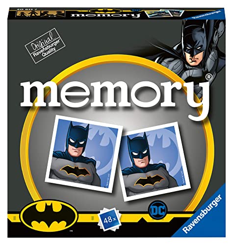 Ravensburger 20611 Batman Minnie Maus Memory im Pocket-Format, 15 x 15 cm, 24 Paare aus Karton, 48 Karten, für Kinder ab 4 Jahren, von 2 bis 8 Spielern, Mehrfarbig, 0 von Ravensburger