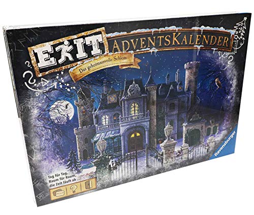 Ravensburger 18941 - EXIT Adventskalender - Das geheimnisvolle Schloss - 24 Rätsel für EXIT-Begeisterte ab 10 Jahren von Ravensburger