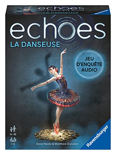 Ravensburger - Echoes La Tänzerin – Audio-Ermittlungsspiel für Erwachsene und Kinder ab 14 Jahren – für 1 bis 4 Spieler – funktioniert mit kostenloser Smartphone-App – Unisex – 20664 – französische von Ravensburger