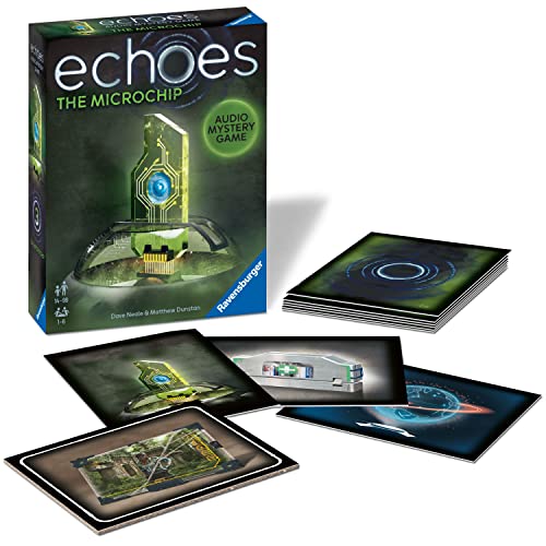 Ravensburger Echoes The Microchip – Immersives Audio-Mord-Mord-Mystery-Partyspiel für Erwachsene ab 14 Jahren – 1 bis 6 Spieler von Ravensburger