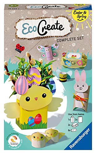 Ravensburger EcoCreate 18439 - Spring Time - DIY Bastelset für Kinder ab 6 Jahren von Ravensburger