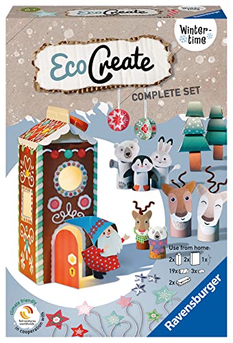 Ravensburger EcoCreate 18442 - Wintertime - DIY Bastelset für Kinder ab 6 Jahren von Ravensburger