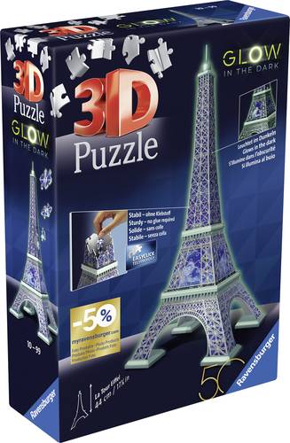 Ravensburger Eiffelturm Glow-in-the-Dark Edition 3D Puzzle 11591 von Ravensburger