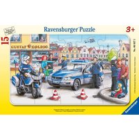 Rahmenpuzzle Ravensburger Einsatz der Polizei 15 Teile von Ravensburger