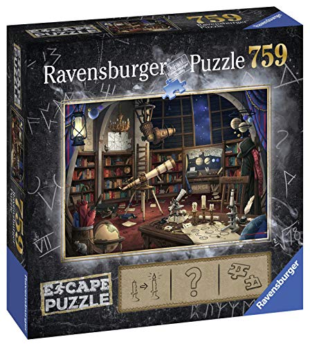 Ravensburger 19956 Weltraumobservatorium 759 Teile Puzzle für Kinder und Erwachsene ab 12 Jahren-EIN Escape Room Erlebnis in Puzzleform, Mehrfarbig, 70 x 50 x 0,2 cm von Ravensburger