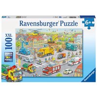 Puzzle Ravensburger Fahrzeuge in der Stadt 100 Teile XXL von Ravensburger