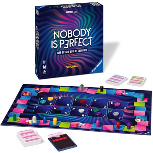 Ravensburger 26845 - Nobody is Perfect - Kartenspiel für die ganze Familie, Spiele für Erwachsene, Gesellschaftsspiele, Brettspiele für 3-10 Spieler, ab 14 Jahren von Ravensburger