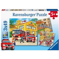 Puzzle Ravensburger Feuerwehreinsatz 3 X 49 Teile von Ravensburger