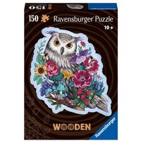 WOODEN Puzzle - Geheimnisvolle Eule - Konturgeformtes Holzpuzzle mit 150 Teilen WOODEN Puzzle - Geheimnisvolle Eule - Konturgeformtes Holzpuzzle mit 150 Teilen von Ravensburger Verlag GmbH