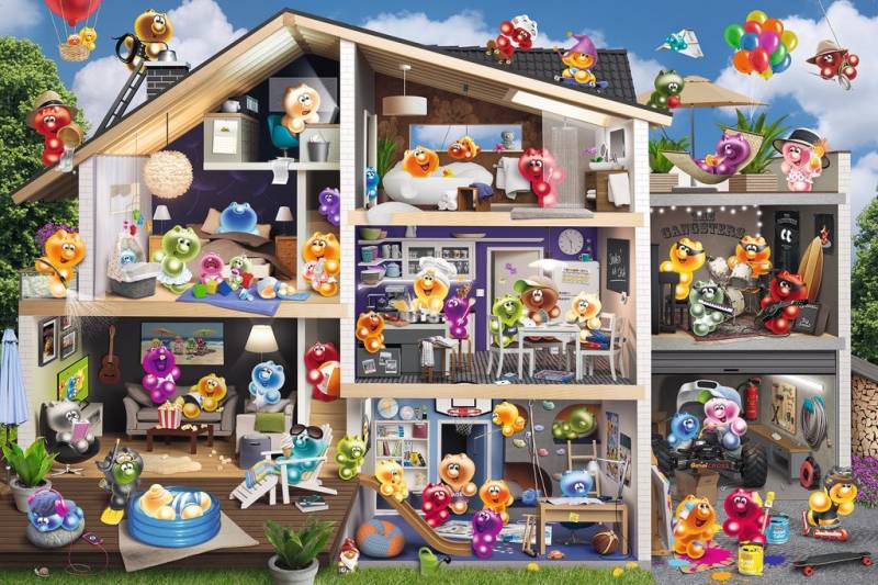 Ravensburger Gelini - Puppenhaus 5000 Teile Puzzle Ravensburger-17434 von Ravensburger