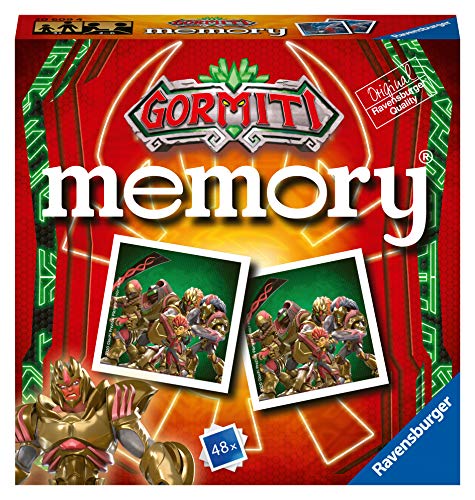 Ravensburger Italy - Gormiti Memory im Pocket-Format, 15 x 15 cm, Spiel aus Karton, 24 Paare aus Karton, 48 Karten, für Kinder ab 4 Jahren, von 2 bis 8 Spielern, 20609 4 von Ravensburger