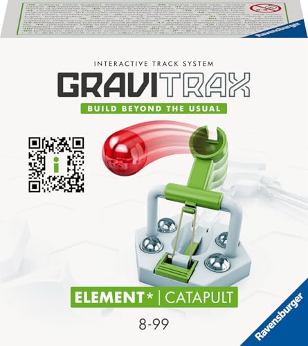 Ravensburger GraviTrax Element Catapult 22411 - Erweiterung für deine Kugelbahn - Murmelbahn und Konstruktionsspielzeug ab 8 Jahre, Silver von Ravensburger