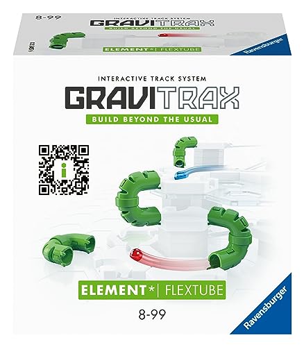 Ravensburger GraviTrax Element FlexTube 22429 - Erweiterung für deine Kugelbahn - Murmelbahn und Konstruktionsspielzeug ab 8 Jahre, Grey von Ravensburger