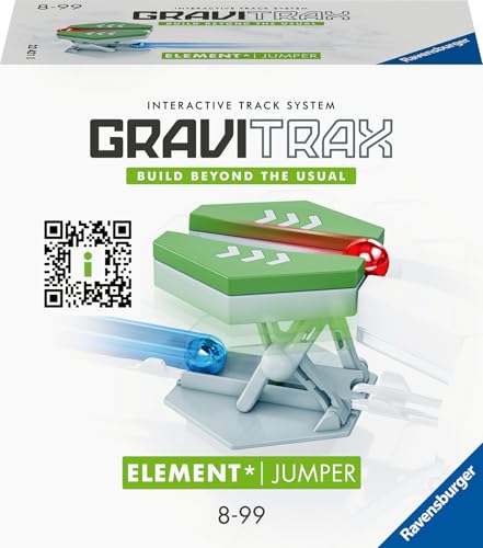 Ravensburger GraviTrax Element Jumper 22421 - Erweiterung für deine Kugelbahn - Murmelbahn und Konstruktionsspielzeug ab 8 Jahre von Ravensburger