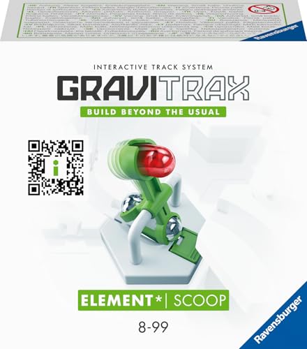 Ravensburger GraviTrax Element Scoop 22418 - Erweiterung für deine Kugelbahn - Murmelbahn und Konstruktionsspielzeug ab 8 Jahre, Grey von Ravensburger