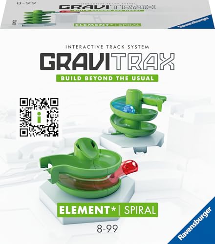 Ravensburger GraviTrax Element Spirale 22424 - Erweiterung für deine Kugelbahn - Murmelbahn und Konstruktionsspielzeug ab 8 Jahre von Ravensburger