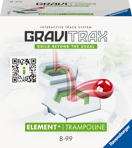 Ravensburger GraviTrax Element Trampolin 22417 - Erweiterung für deine Kugelbahn - Murmelbahn und Konstruktionsspielzeug ab 8 Jahre von Ravensburger