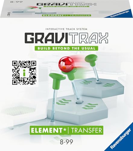 Ravensburger GraviTrax Element Transfer 22422 - GraviTrax Erweiterung für Deine Kugelbahn - Murmelbahn und Konstruktionsspielzeug ab 8 Jahren, GraviTrax Zubehör kombinierbar mit Allen Produkten von Ravensburger