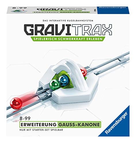 Ravensburger GraviTrax Erweiterung Gauß-Kanone - Ideales Zubehör für spektakuläre Kugelbahnen, Konstruktionsspielzeug für Kinder ab 8 Jahren von Ravensburger