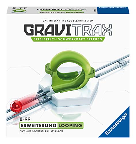 Ravensburger GraviTrax Erweiterung Looping - Ideales Zubehör für spektakuläre Kugelbahnen, Konstruktionsspielzeug für Kinder ab 8 Jahren von Ravensburger