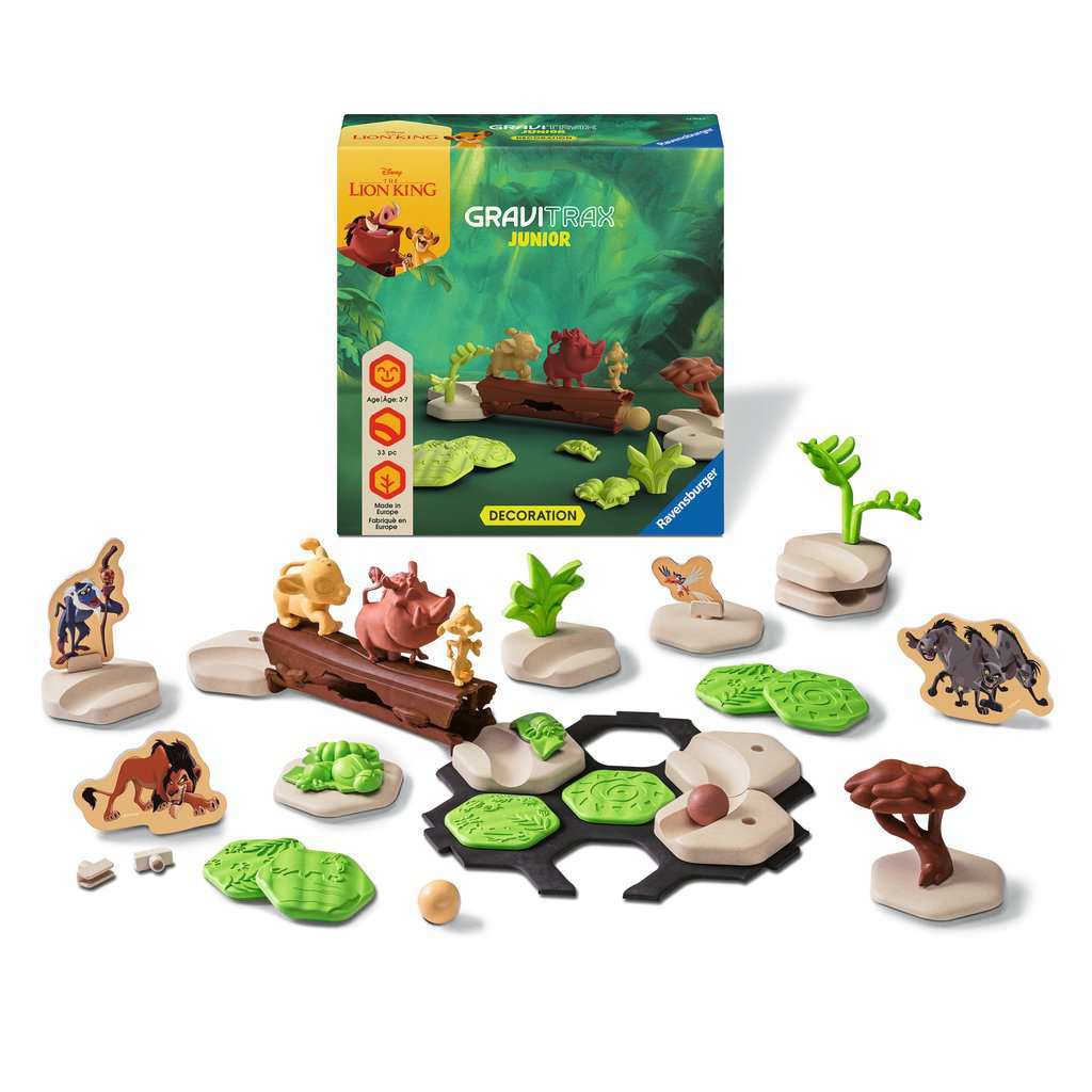 Ravensburger GraviTrax Junior Der König Der Löwen Extension Kugelbahnset von Ravensburger