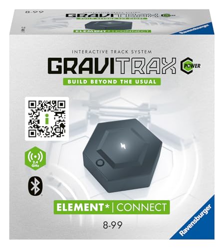 Ravensburger GraviTrax Power Element Connect 27469 - GraviTrax Erweiterung für Deine Kugelbahn - Murmelbahn und Konstruktionsspielzeug ab 8 Jahren, GraviTrax Zubehör kombinierbar mit Allen Produkten von Ravensburger