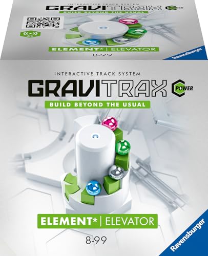 Ravensburger GraviTrax POWER Element Elevator. Elektronisches Zubehör für spektakuläre Kugelbahnen, für Kinder ab 8 Jahren - Geschenkidee zu Weihnachten von Ravensburger