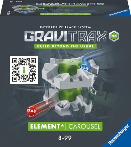 Ravensburger GraviTrax PRO Element Carousel 22436 - Erweiterung für deine Kugelbahn - Murmelbahn und Konstruktionsspielzeug ab 8 Jahre von Ravensburger