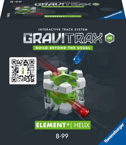 Ravensburger GraviTrax PRO Element Helix 22434 - GraviTrax Erweiterung für Deine Kugelbahn - Murmelbahn und Konstruktionsspielzeug ab 8 Jahren, GraviTrax Zubehör kombinierbar mit Allen Produkten von Ravensburger