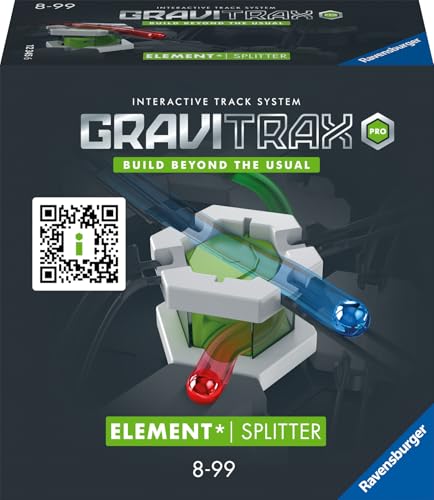 Ravensburger GraviTrax PRO Element Splitter 22383 - GraviTrax Erweiterung für Deine Kugelbahn - Murmelbahn und Konstruktionsspielzeug ab 8 Jahren, GraviTrax Zubehör kombinierbar mit Allen Produkten von Ravensburger