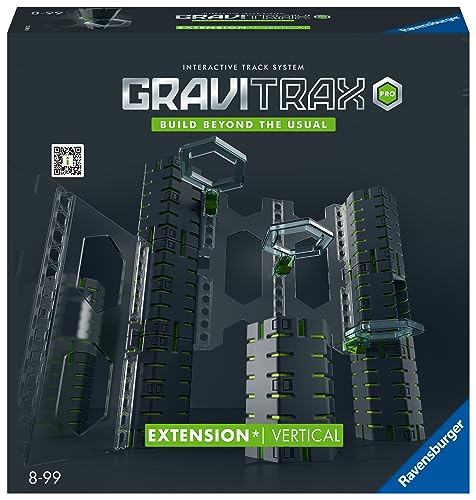 Ravensburger GraviTrax PRO Extension Vertical 22427 - große Erweiterung für deine Kugelbahn - Murmelbahn und Konstruktionsspielzeug ab 8 Jahre von Ravensburger