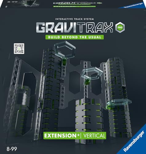 Ravensburger GraviTrax PRO Extension Vertical 22427 - große Erweiterung für deine Kugelbahn - Murmelbahn und Konstruktionsspielzeug ab 8 Jahre von Ravensburger