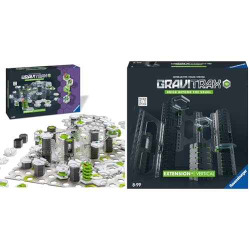 Ravensburger GraviTrax PRO Starter-Set Drop'n'Roll 27463 - GraviTrax Starter-Set & GraviTrax PRO Extension Vertical 22427 von Ravensburger