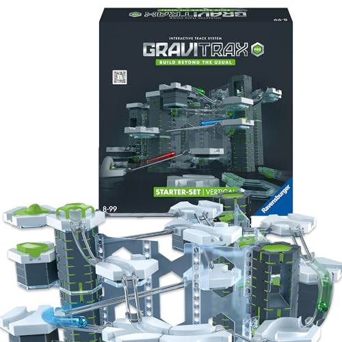 Ravensburger GraviTrax PRO Starter-Set Vertical 22426 - GraviTrax Starterset für Deine Kugelbahn - Murmelbahn und Konstruktionsspielzeug ab 8 Jahren, alleine bespielbar von Ravensburger