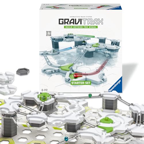 Ravensburger GraviTrax Starter-Set 22410 - GraviTrax Starterset für Deine Kugelbahn - Murmelbahn und Konstruktionsspielzeug ab 8 Jahren, Geschenk für Kinder, alleine bespielbar von Ravensburger