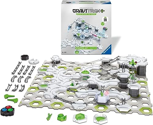 Ravensburger Gravitrax Power Starter-Set Switch – Kugelbahn, STEM, BAU- und Konstruktionsspielzeug für Kinder ab 8 Jahren von Ravensburger