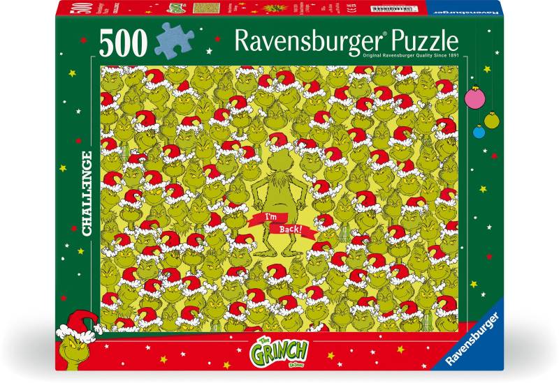 Ravensburger Grinch Challenge Puzzle 500 Teile von Ravensburger