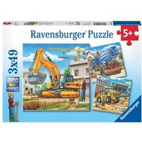 Puzzle Ravensburger Große Baufahrzeuge 3 X 49 Teile von Ravensburger